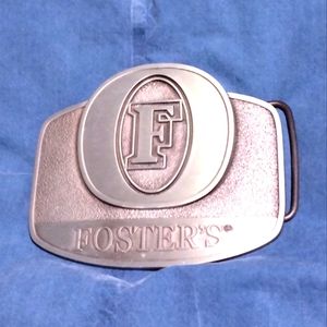 Vintage Foster's Lager Belt Buckle - Collectible